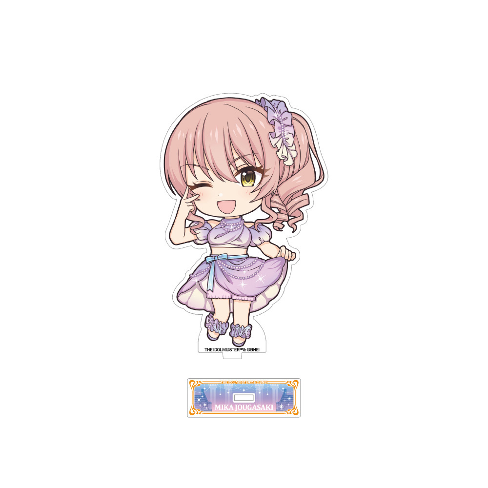 デレマス　城ヶ崎美嘉　アイドルフォトパネル　アクリルスタンド デレマス 城ヶ崎美嘉 アイドルフォトパネル アクリルスタンド
