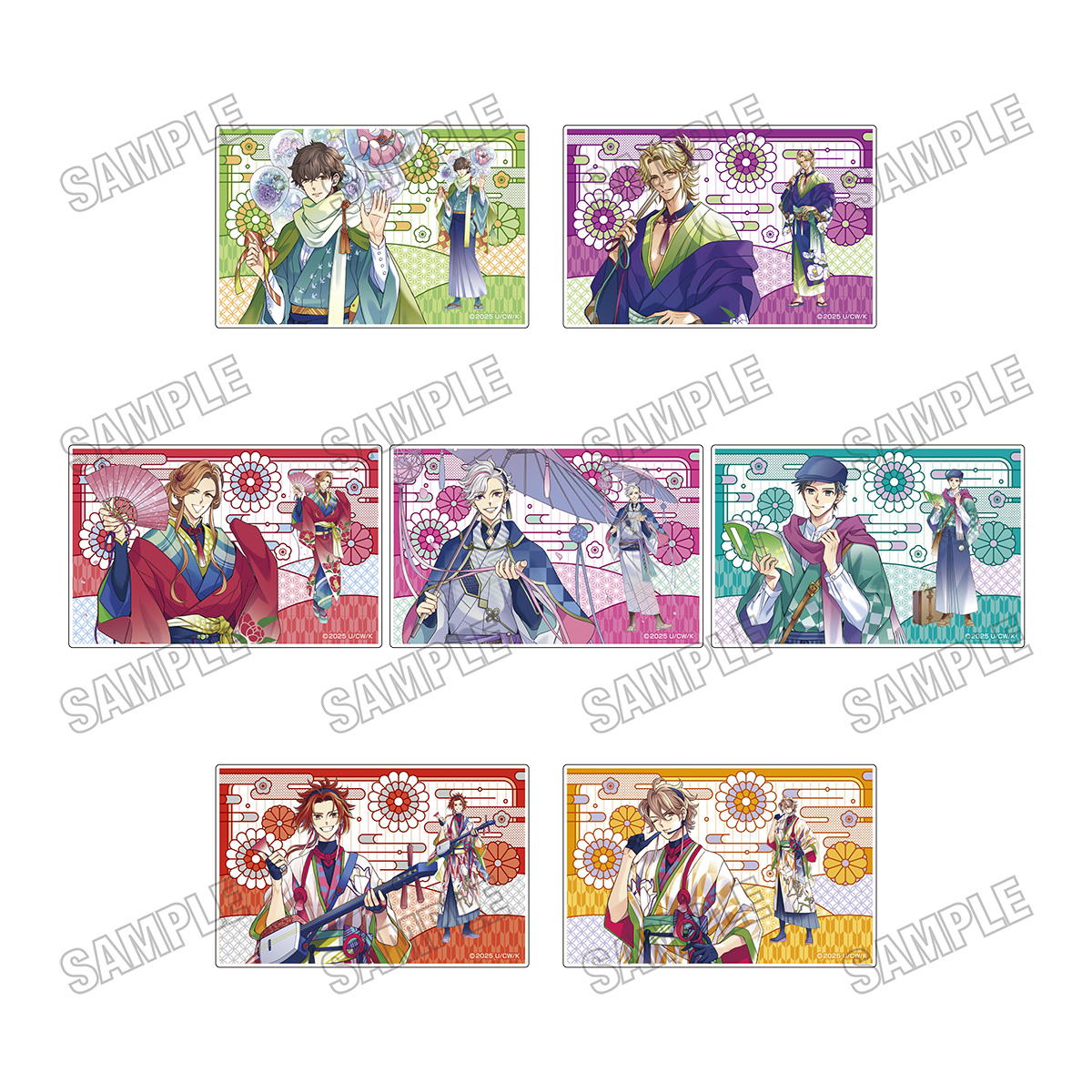 BROTHERS CONFLICT_描き下ろしアクリルブロックコレクション【和装ver.】vol.1　【コンプリートBOX／7個入り】