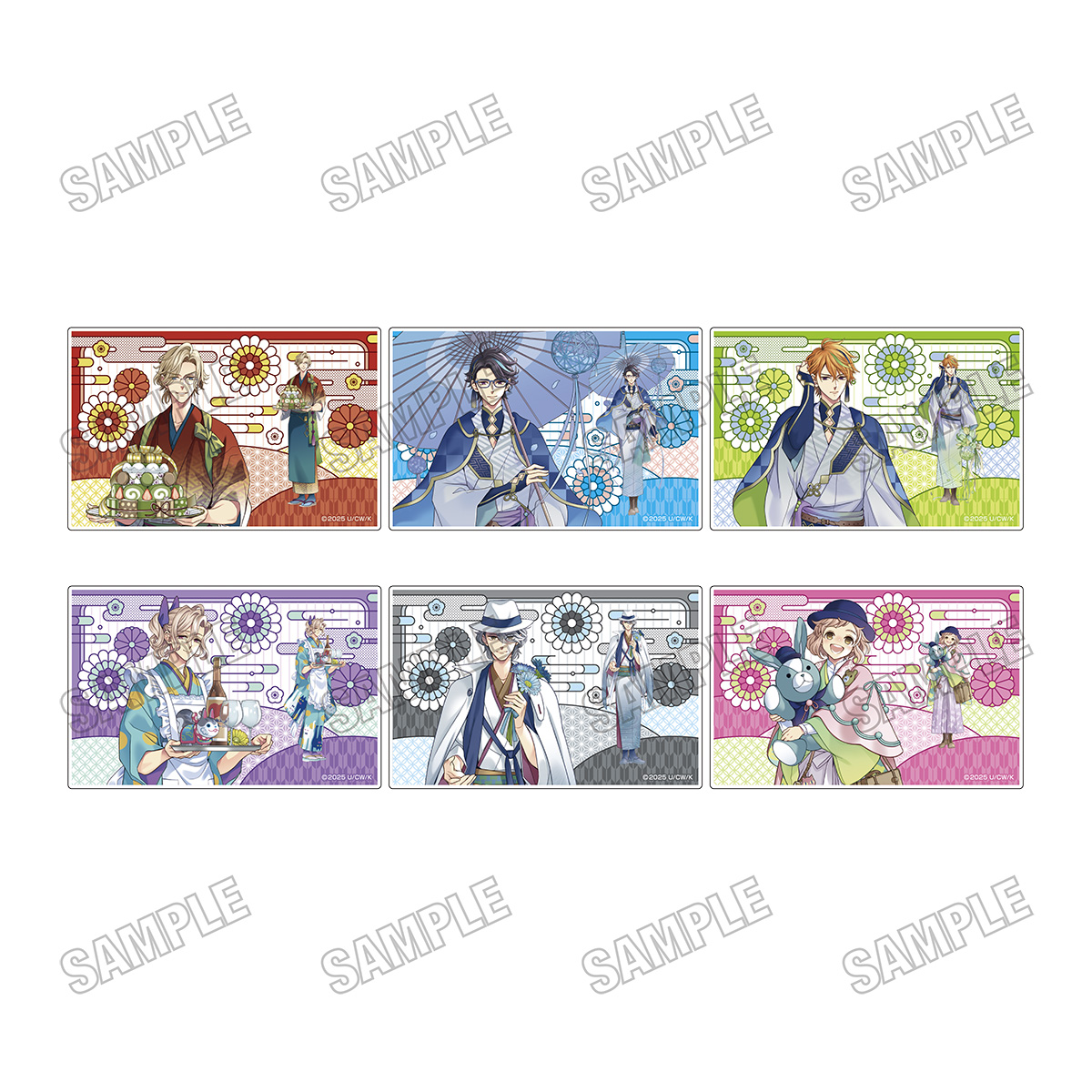 BROTHERS CONFLICT_描き下ろしアクリルブロックコレクション【和装ver.】vol.2　【コンプリートBOX／6個入り】