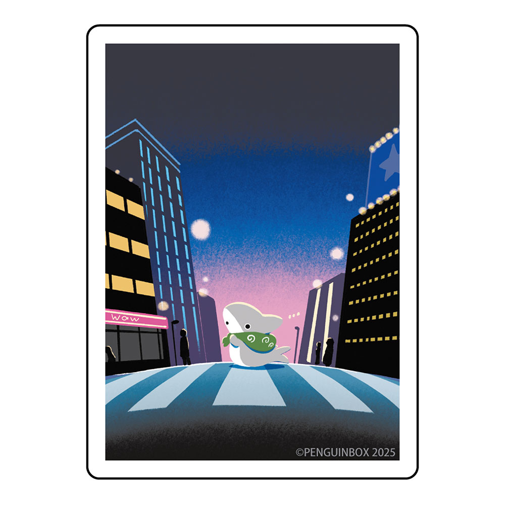 おでかけ子ザメ_ステッカー A