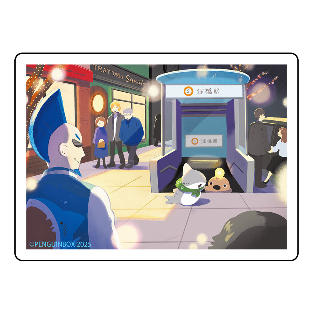 おでかけ子ザメ_ステッカー B