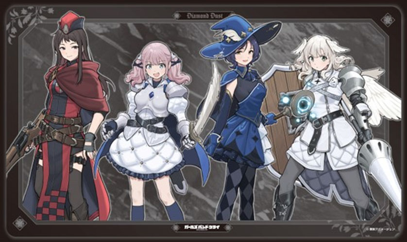 ガールズバンドクライ_キャラクターラバーマット ダイヤモンドダスト B ENR-090