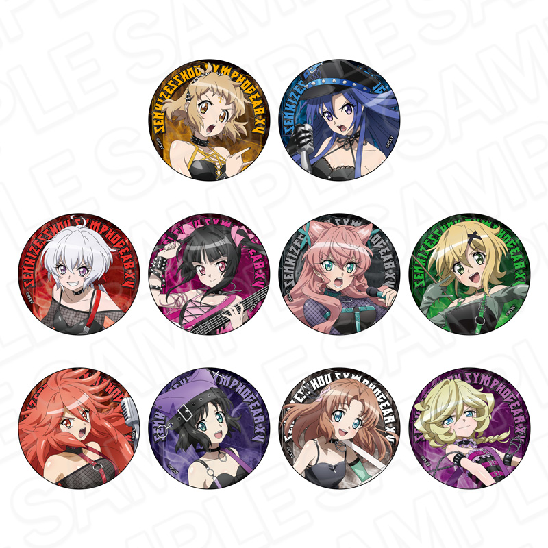 戦姫絶唱シンフォギアXV_ホログラムカンバッジ(ブラインド) ヘヴィメタル ver.