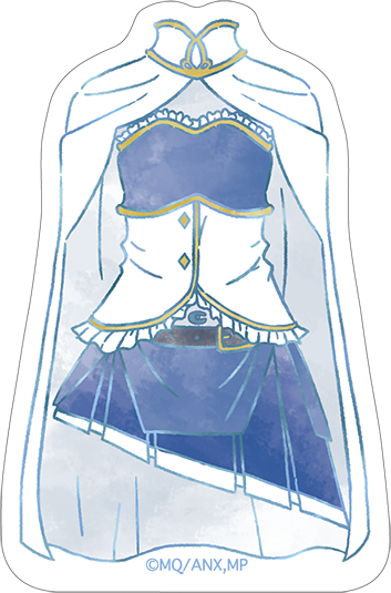 魔法少女まどか☆マギカ_ステッカー／美樹さやか(魔法少女衣装)