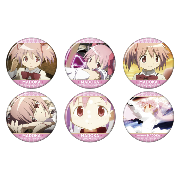 魔法少女まどか☆マギカ_推しキャラバッジコレクション／まどか　【BOX／6パック入り】
