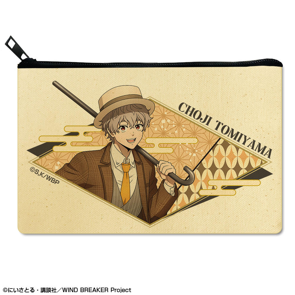 WIND BREAKER_フラットポーチ デザイン05(兎耳山丁子/レトロモダンver.)【描き下ろし】