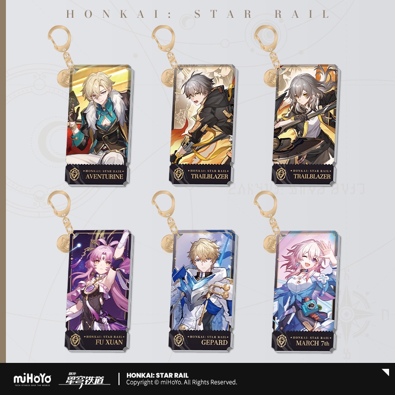 アベンチュリン　崩壊スターレイル EDIYA アクリルキーリングセット　韓国限定 崩壊スターレイル アクリルセット アベンチュリン 花火 EDIYA