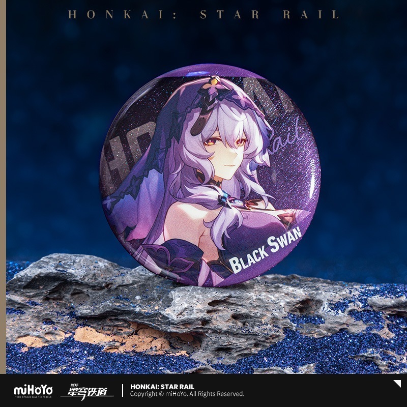 【崩壊スターレイル】アベンチュリン　缶バッジ　星間旅行シリーズ　公式正規品 崩壊スターレイル 星間旅行 缶バッジ 第二弾 | 福猫屋