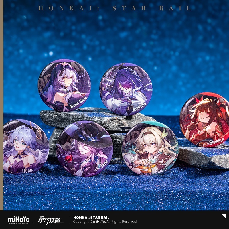 専用出品 アベンチュリン缶バッジ60個 崩壊：スターレイル_ナナシビトの勲章シリーズ 缶バッジ