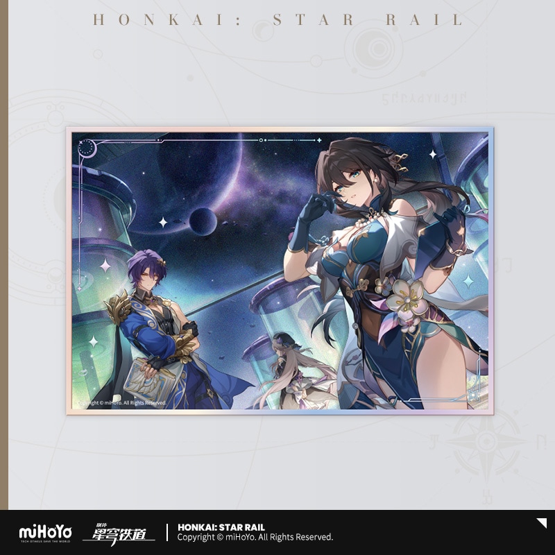 崩壊：スターレイル_星間旅行シリーズ　アクリル色紙　只人と神の栄冠