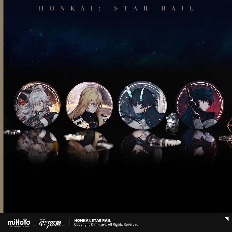 【崩壊スターレイル】花火　群星邀約シリーズ　缶バッジ　公式正規品 45個セット 公式正規品 花火 缶バッジ 反射で光る缶バッジ 崩壊スターレイル