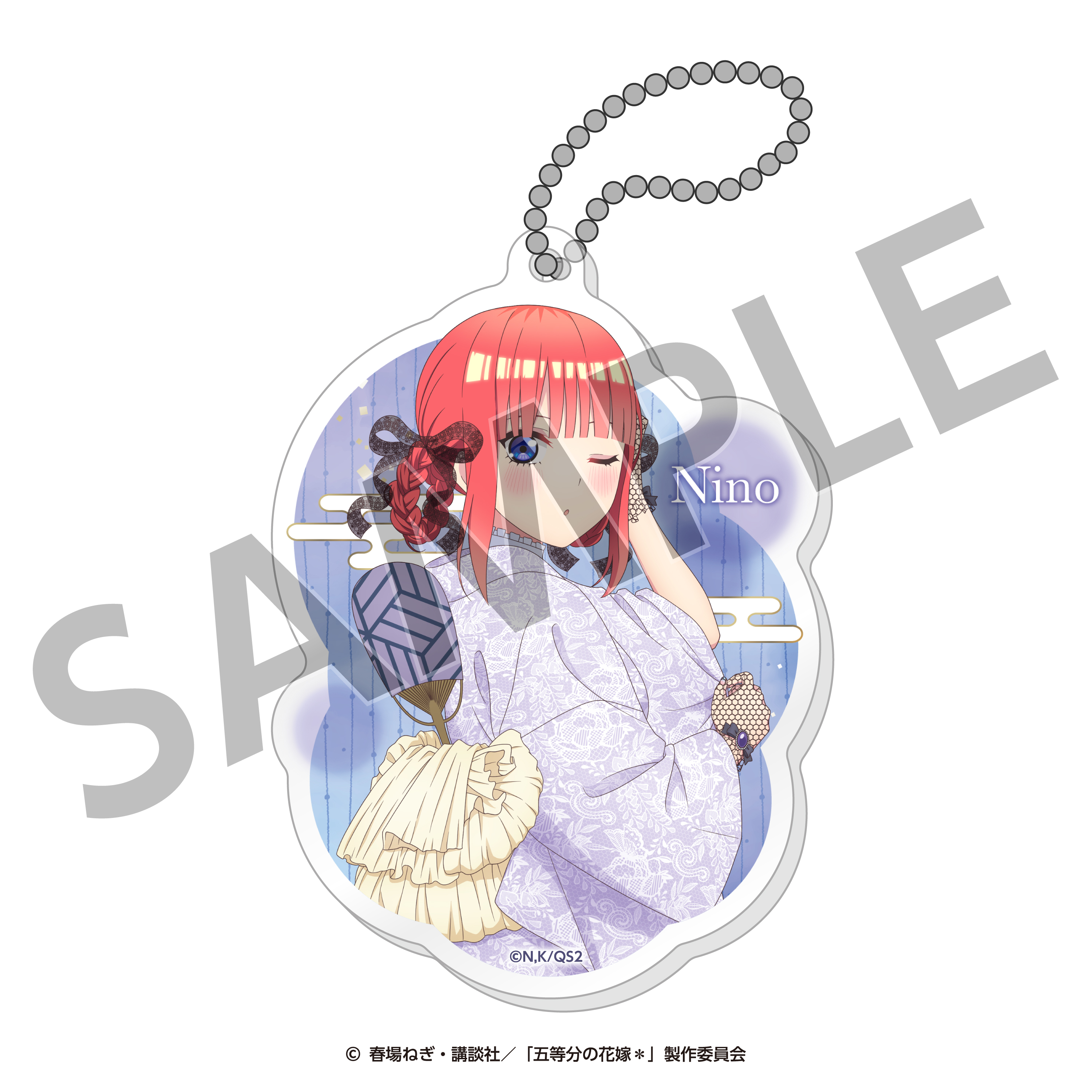五等分の花嫁 アパレル 二乃 キーホルダー Tシャツ 五等分の花嫁∬ ぷにこれ！キーホルダー(スタンド付) 中野二乃