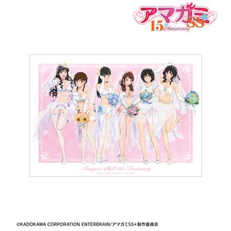 アマガミ　七咲逢　森島はるか　マルチデスクマット　プレイマット　ウェディング水着 アマガミSS＋plus_描き下ろし 中多紗江&七咲 逢&森島はるか
