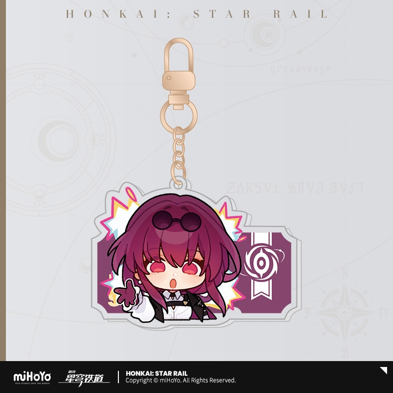 崩壊：スターレイル_パムの展覧室シリーズ　アクリルキーホルダー　カフカ