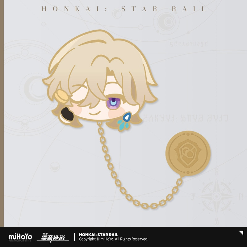 崩壊：スターレイル_パムの展覧室シリーズ　金属バッジ　アベンチュリン