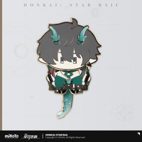 崩壊：スターレイル_ちびキャラぬいぐるみシリーズ 金属バッジ 丹恒