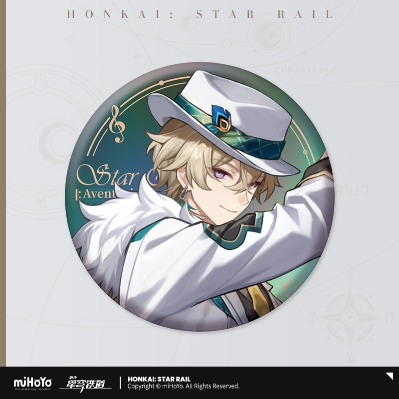 崩壊：スターレイル_LIVEシリーズ　キャラクター缶バッジ　アベンチュリン