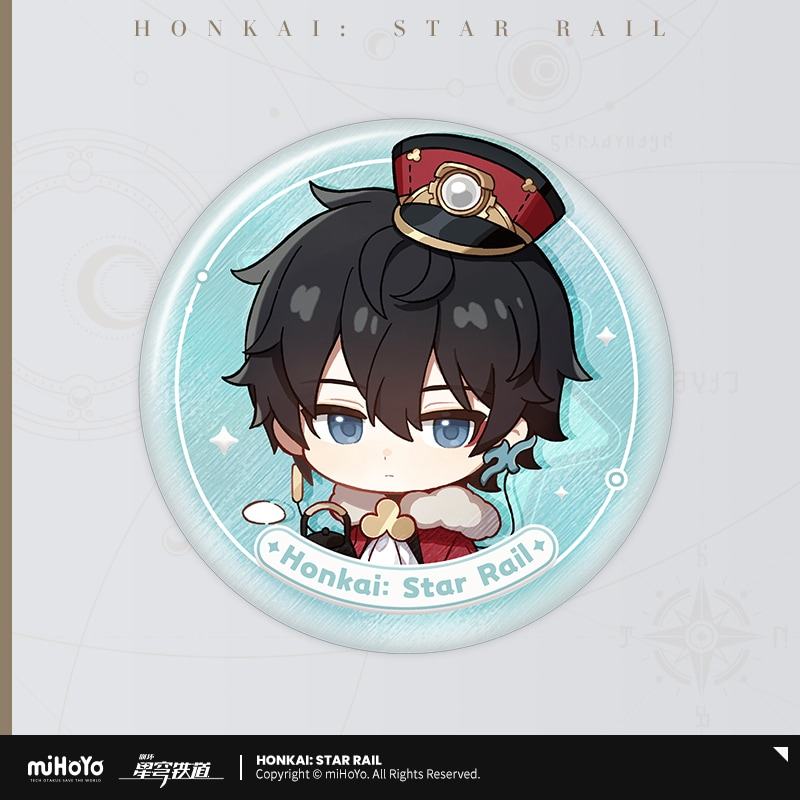 崩壊スターレイル　丹恒　缶バッジ 崩壊：スターレイル キャラ立ち絵シリーズ 缶バッジ‐壊滅 丹恒