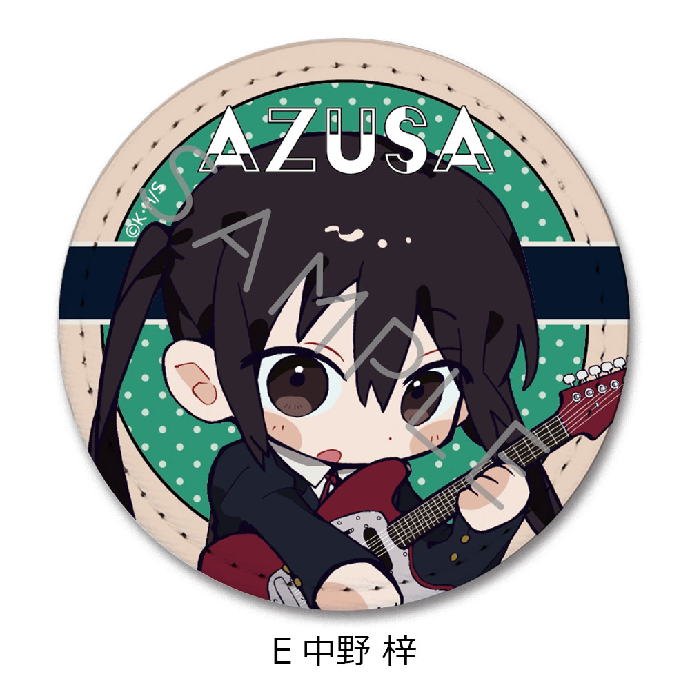 けいおん!_レザーバッジ(丸形) E 中野梓
