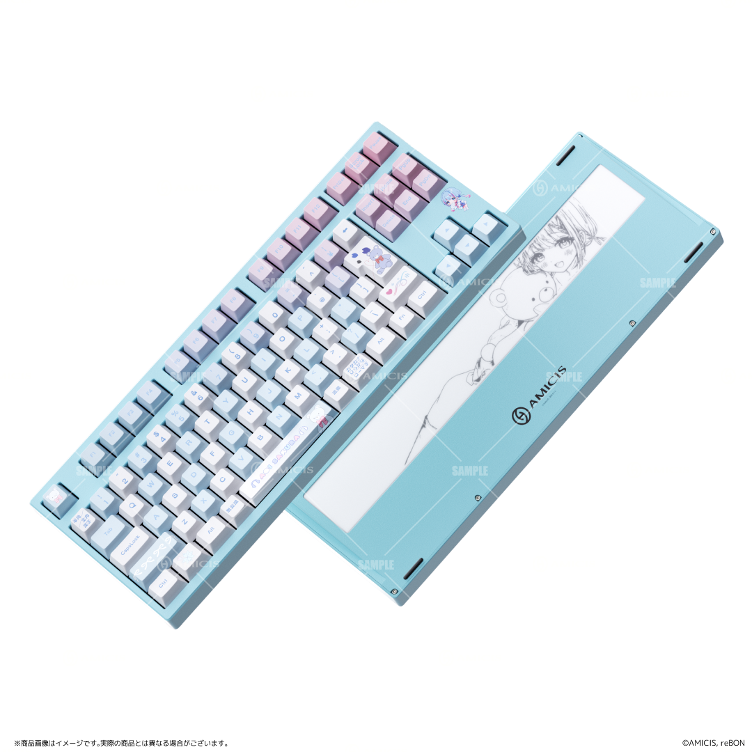 キーボード 碧依さくら×AMICIS】ゲーミングキーボード 80HE 日本語配列