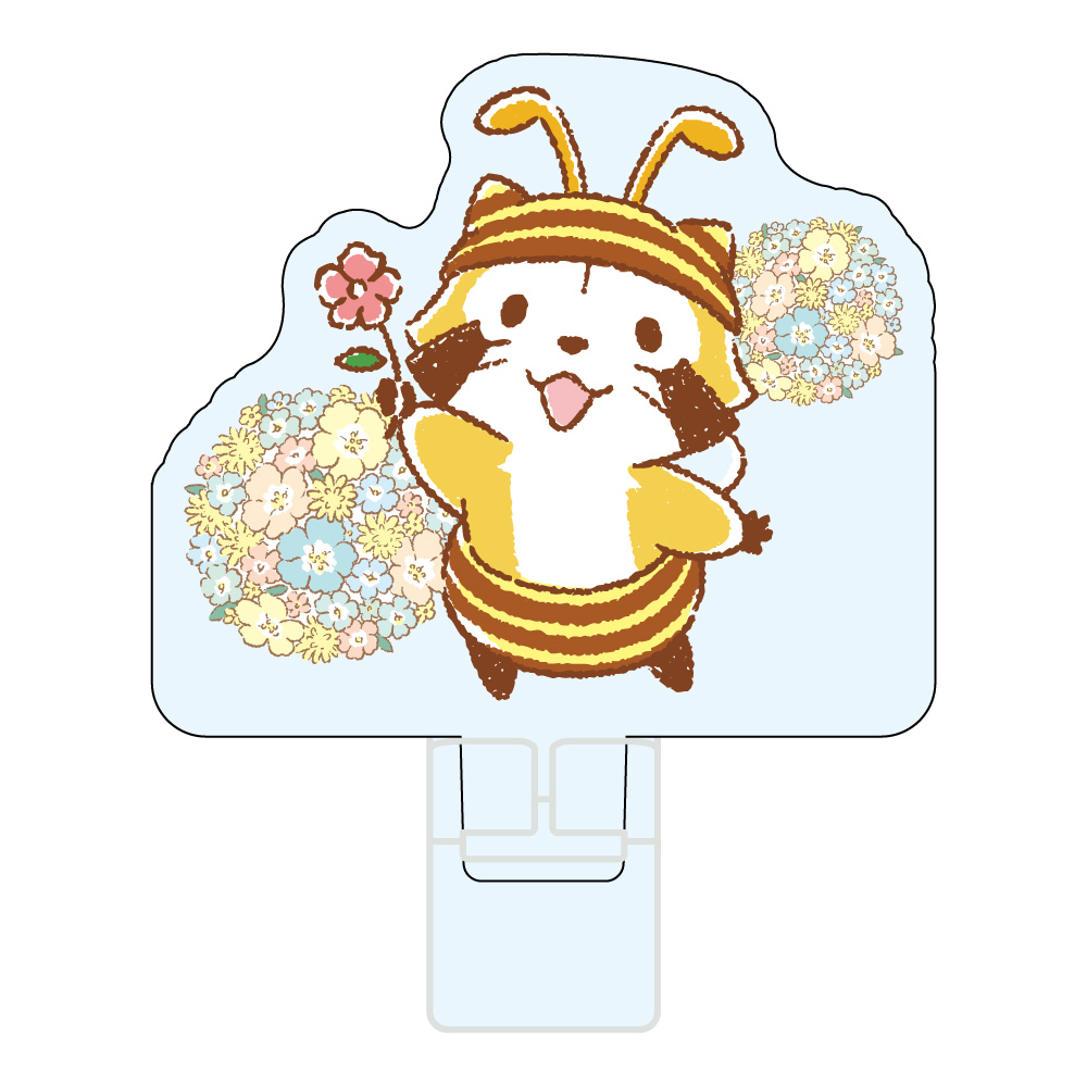 ラスカル_FlowerDesignみつばち アクスタクリップ A