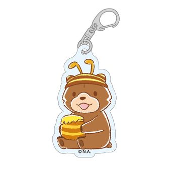 あらいぐまラスカル×歌舞伎_レザーパスケース 01 メイン柄