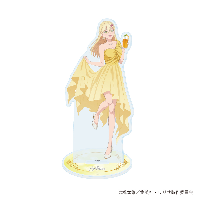 喜咲アリア　2.5次元の誘惑 にごリリ　ひまわりver 缶バッジ 2.5次元の誘惑_アクリルスタンド08/喜咲 アリア ドレスver.(描き