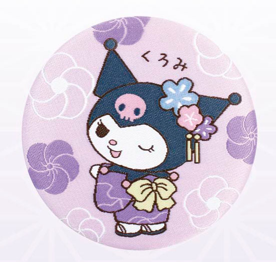 サンリオキャラクターズ_織刺繍缶マグネット クロミ
