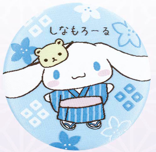 サンリオキャラクターズ_織刺繍缶マグネット シナモロール