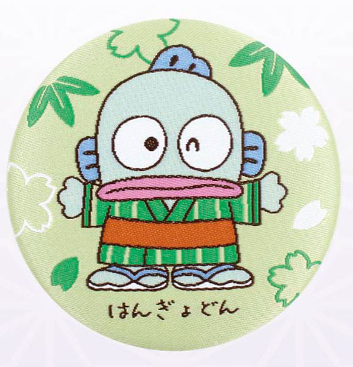 サンリオキャラクターズ_織刺繍缶マグネット ハンギョドン