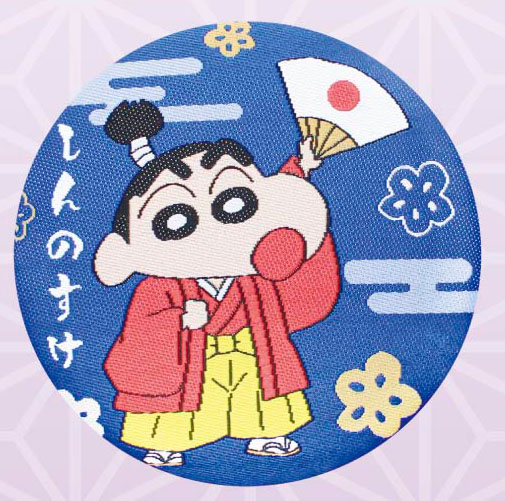 クレヨンしんちゃん_織刺繍缶マグネット しんのすけ