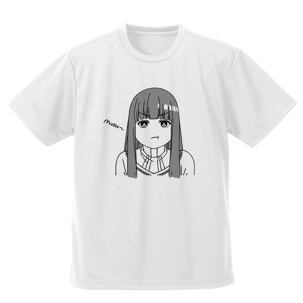 葬送のフリーレン_Lサイズ_フェルン フェイス ドライTシャツ/WHITE