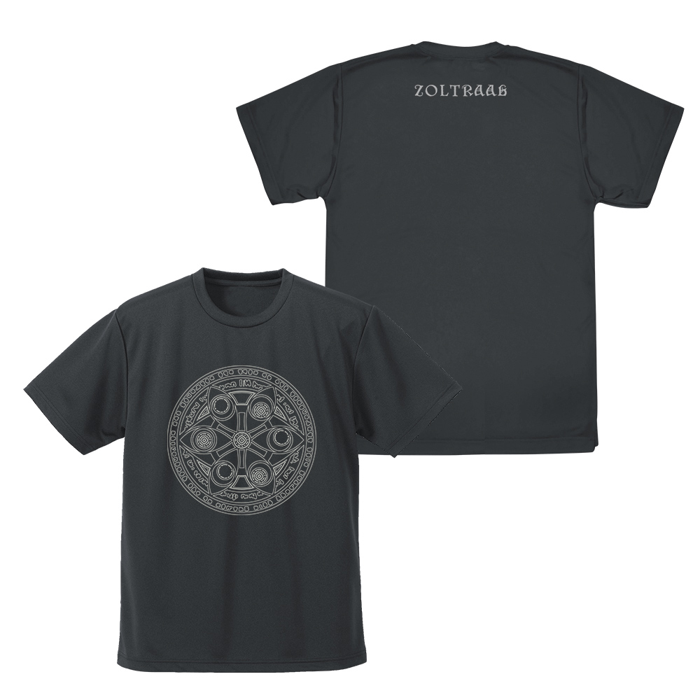 葬送のフリーレン_Lサイズ_ゾルトラーク ドライTシャツ/GUNMETAL