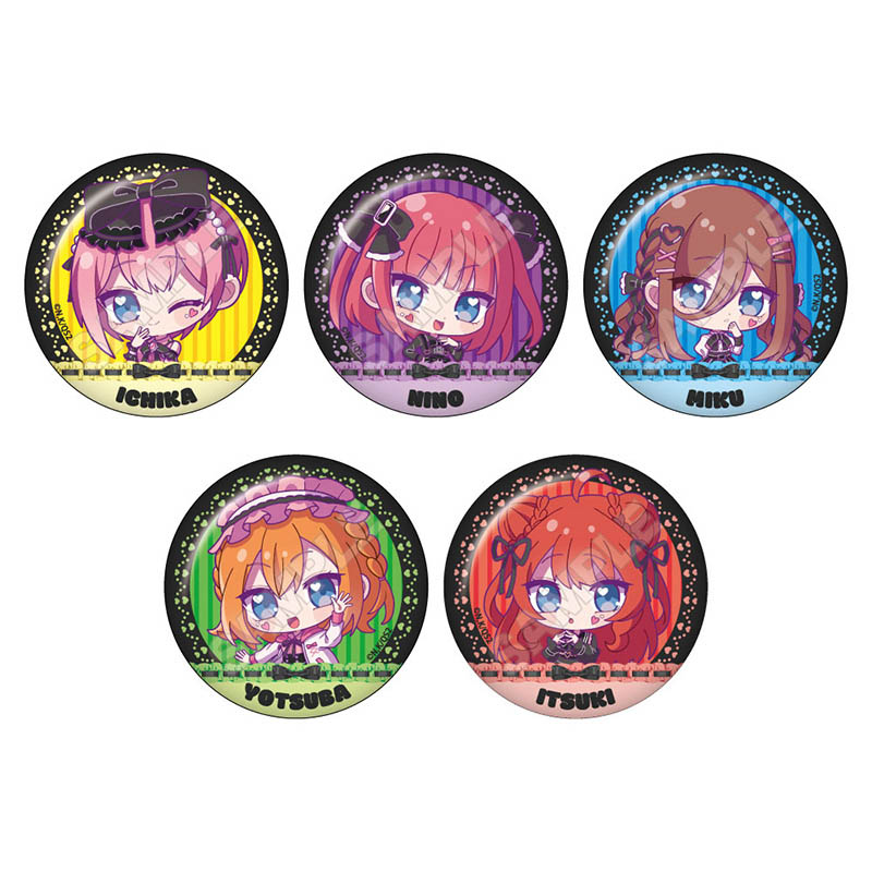 五等分の花嫁*_地雷系 缶バッジ【BOX／5個入り】 | 公式グッズ