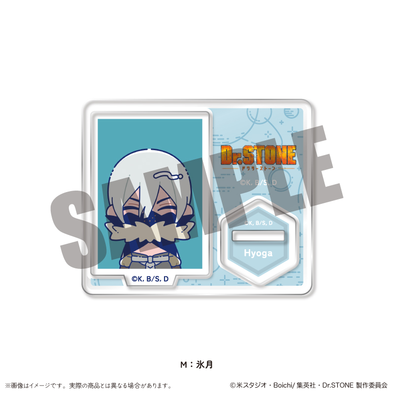Dr.STONE_IDフォト風ミニミニスタンド にゅ?とろ M 氷月