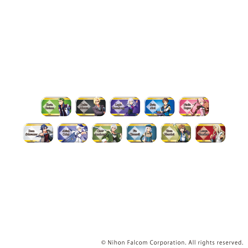 英雄伝説 界の軌跡_スクエア缶バッジ(横長)02/コンプリートセット(全11種)(公式イラスト)【コンプリートセット/11個入り】