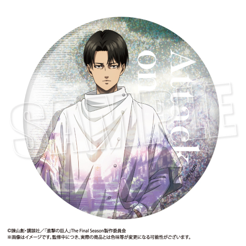 進撃の巨人_BIGホログラム缶バッジ Reflect Memories Ver
