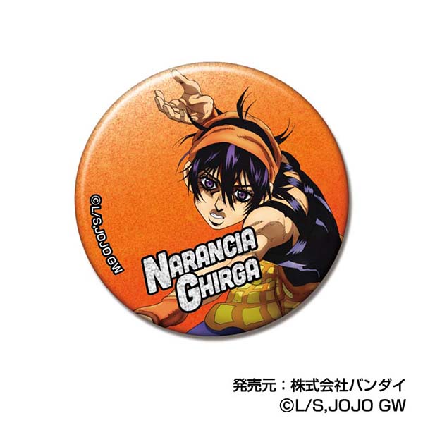 ジョジョの奇妙な冒険 黄金の風_グリッターCANバッジ【BOX/10個