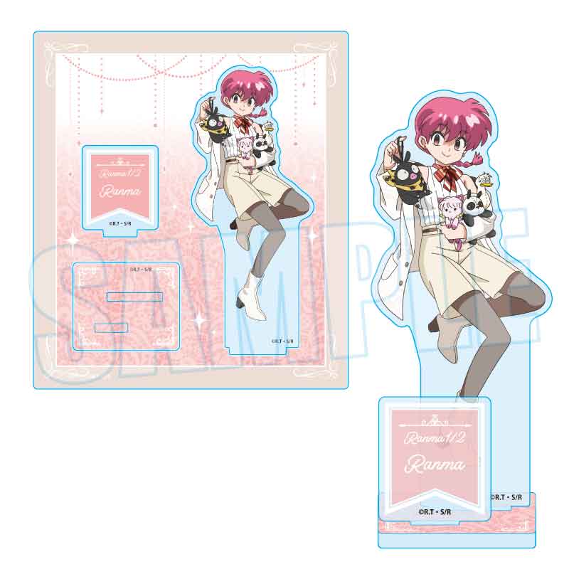 らんま1/2_アクリルスタンド らんま(ぬいぐるみといっしょ)
