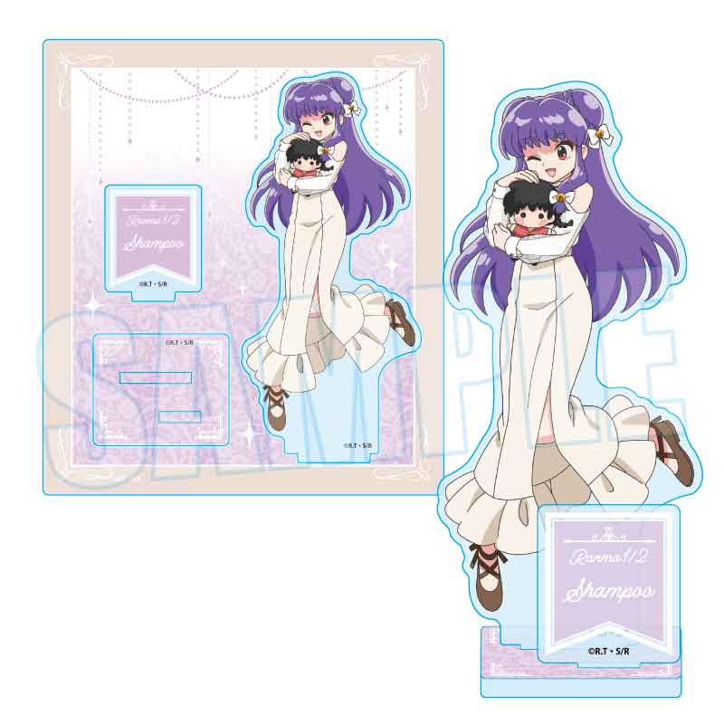 らんま1/2_アクリルスタンド シャンプー(ぬいぐるみといっしょ)