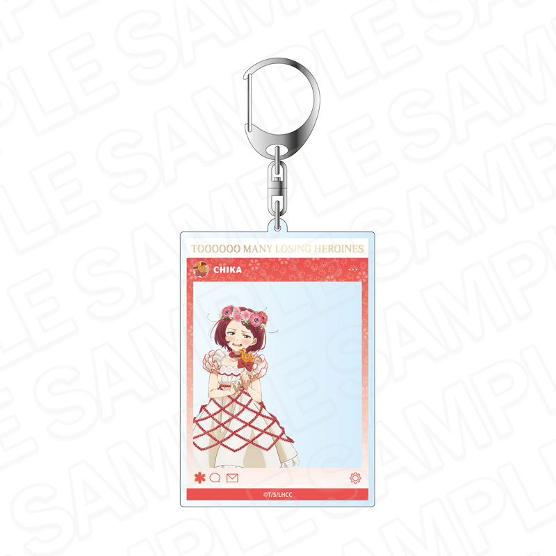 負けヒロインが多すぎる!_SNS風アクリルキーホルダー 小鞠知花 1st anniversary ver.