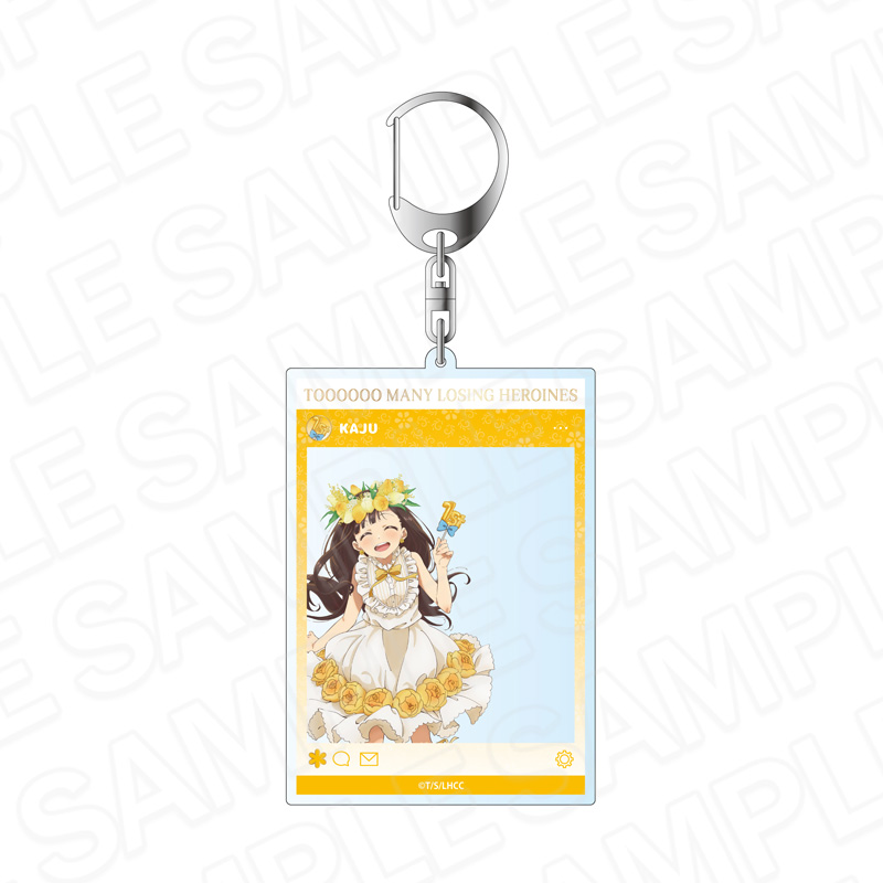 負けヒロインが多すぎる!_SNS風アクリルキーホルダー 温水佳樹 1st anniversary ver.