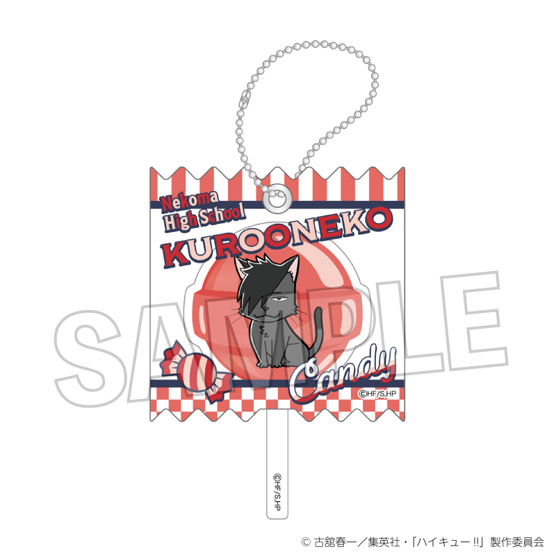 ハイキュー!!_ラッピングアクリルキーホルダー　クロオネコ