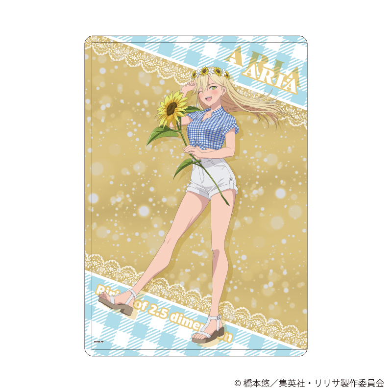 2.5次元の誘惑_キャラクリアケース12/喜咲 アリア ひまわりver.(描き下ろしイラスト)