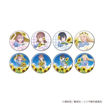 2.5次元の誘惑_天乃リリサ 場面写グリッター缶バッジ2個セット