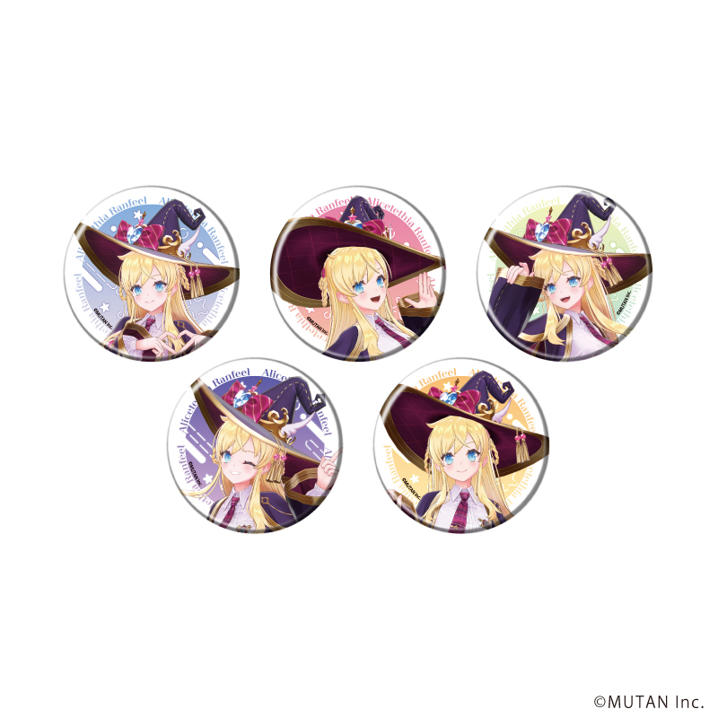 アリステティア_缶バッジ01/コンプリートセット(全5種)(公式イラスト)【コンプリートセット/5個入り】