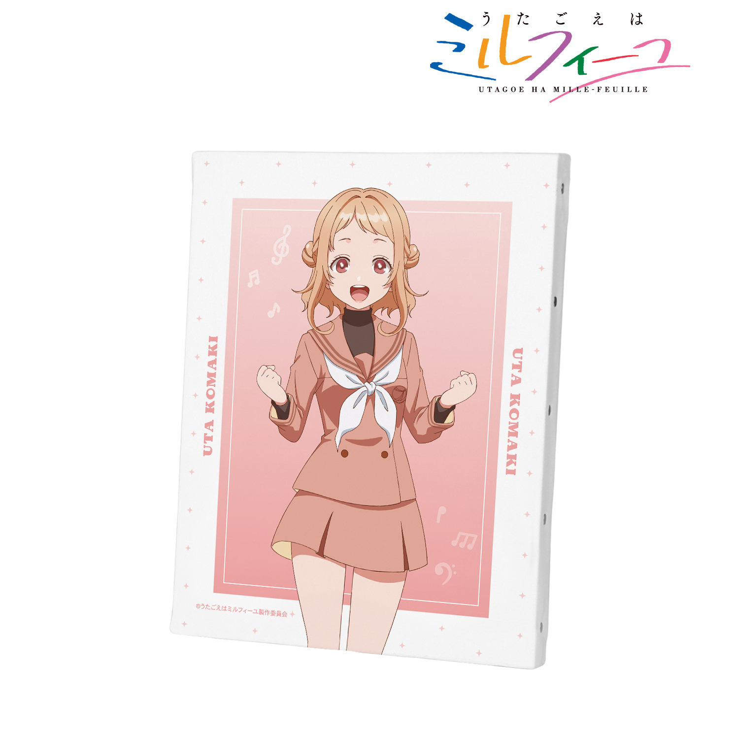 うたごえはミルフィーユ_ウタ キャンバスボード