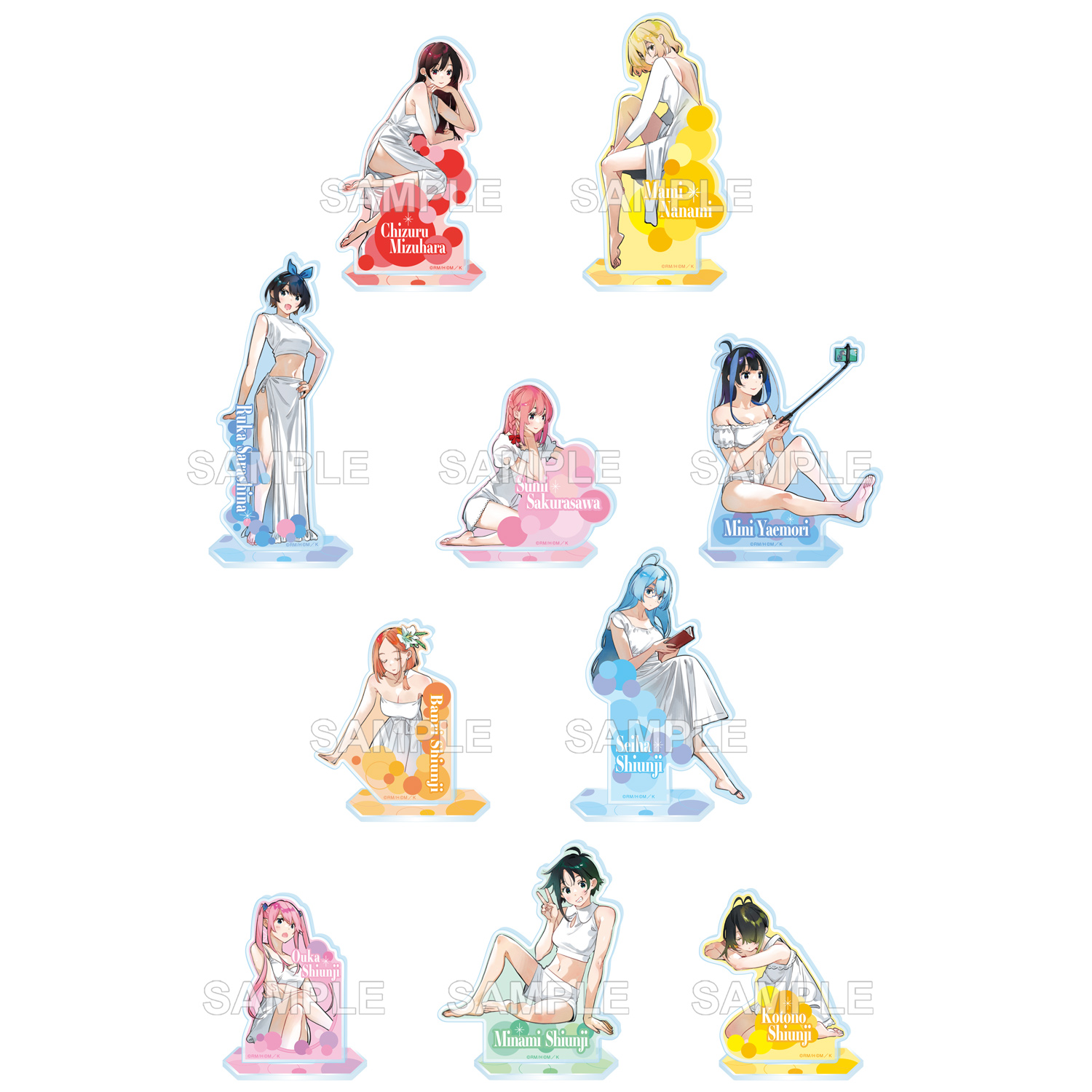 彼女、お借りします×紫雲寺家の子供たち_トレーディングアクリルスタンド Ver. Venus【BOX／10個入り】