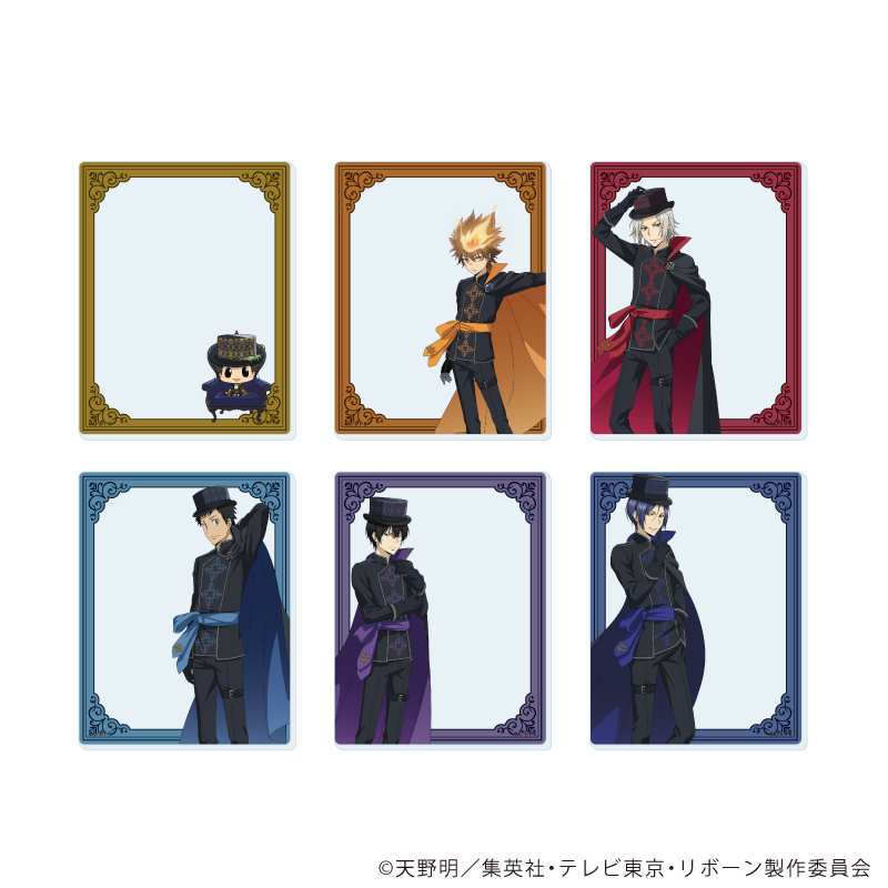家庭教師ヒットマンREBORN!_アクリルカード09/ゴシックver. コンプリートセット(全6種)(描き下ろしイラスト)【コンプリートセット/6個入り】