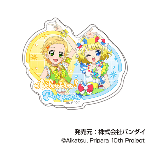 アイカツ!×プリパラ_アクリルステッカー【BOX／12個入り